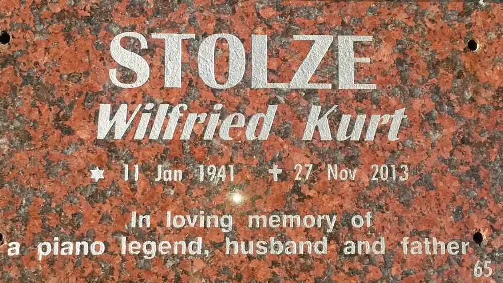 Eulogy for Wilfried Stolze